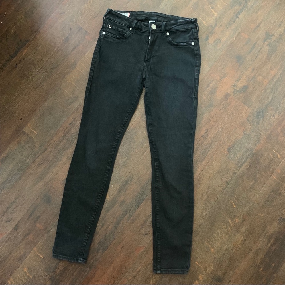 True Religion Halle Mid Rise Skinny Jeans